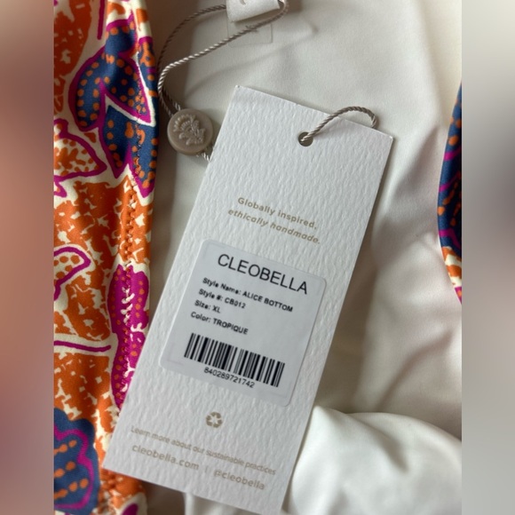 CLEOBELLA Alice High Rise Tropique Bikini Bottoms Size XL NWT - Picture 5 of 7